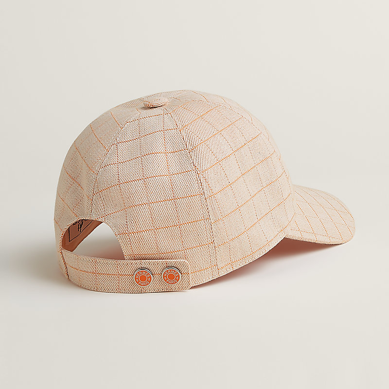 【サイドに「H」モチーフ】HERMES Tess Pierce デニム キャップ Tess Denim cap | Hermès Poland